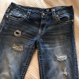 Camo distressed Miss Me jeans